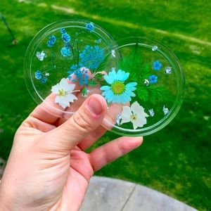 Set of 2 Epoxy Coasters